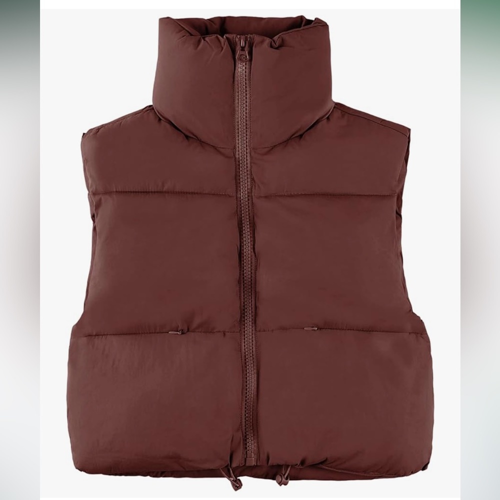 Cropped Puffer Vest